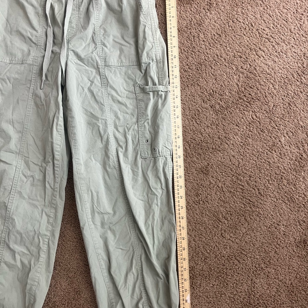 Girls Casual Cargo Pants - Green